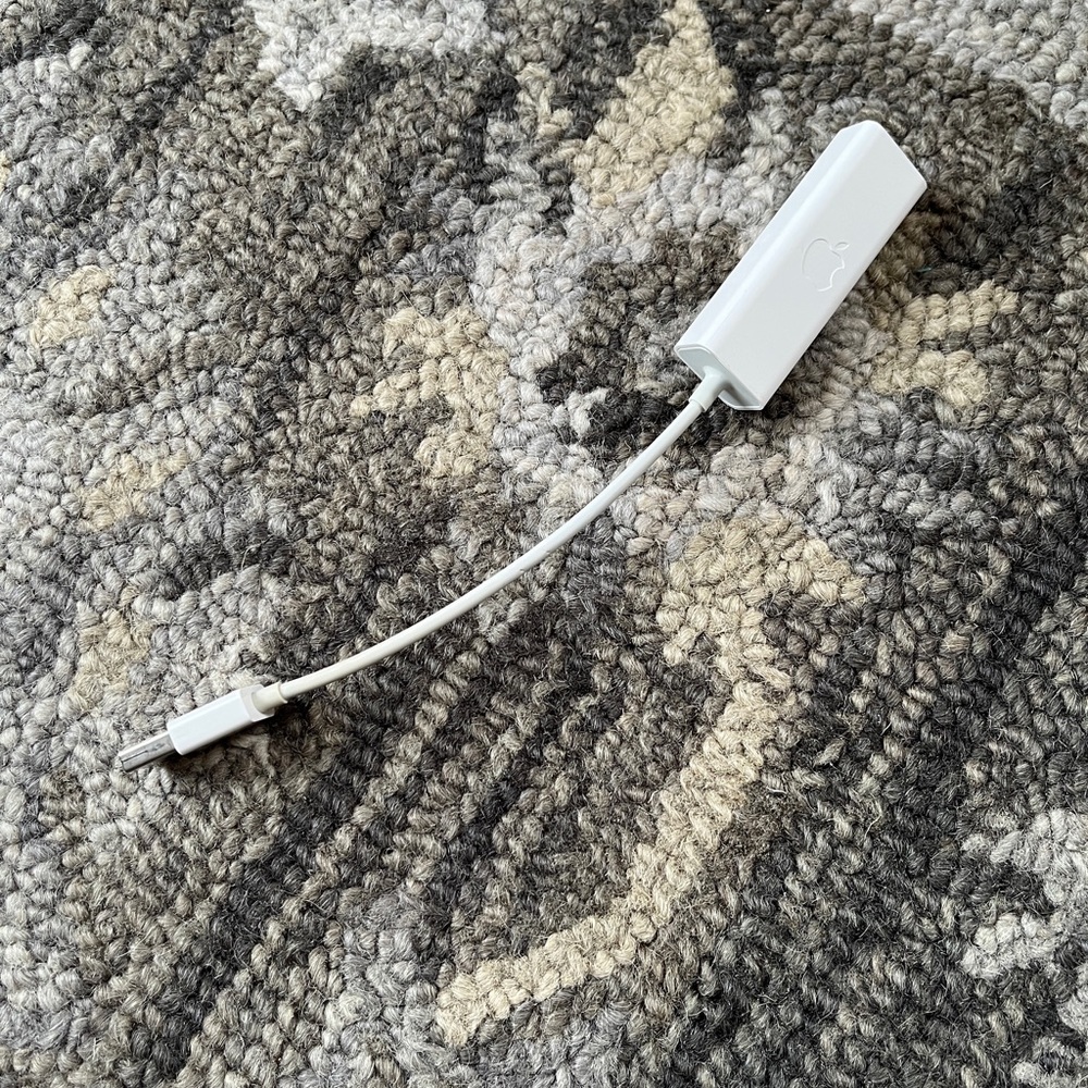Apple White USB to Ethernet Dongle
